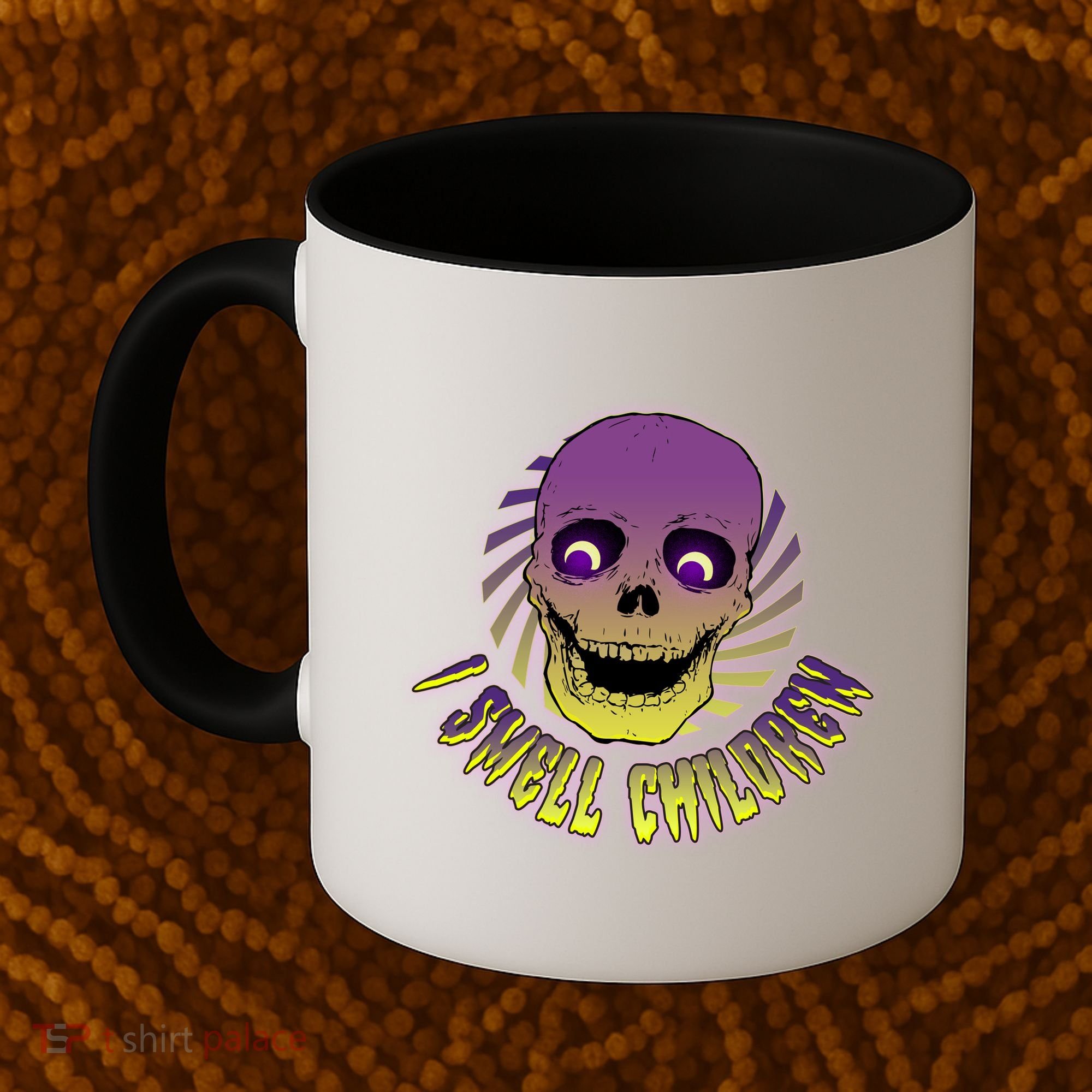 Funny Halloween Skull I Smell Children Coffee Mug