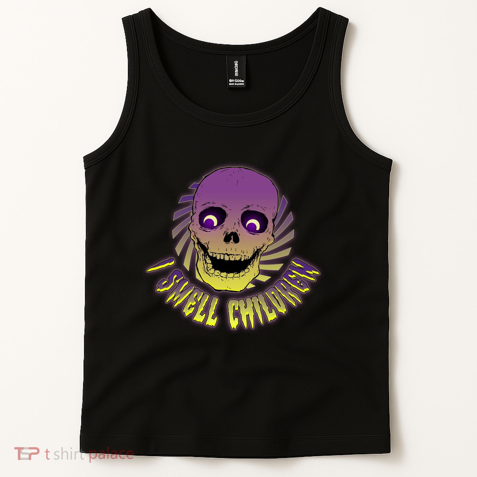 Funny Halloween Skull I Smell Children Tank Top