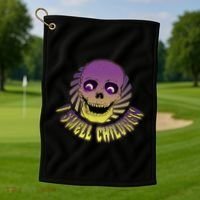 Funny Halloween Skull I Smell Children Golf Towel thumb 1