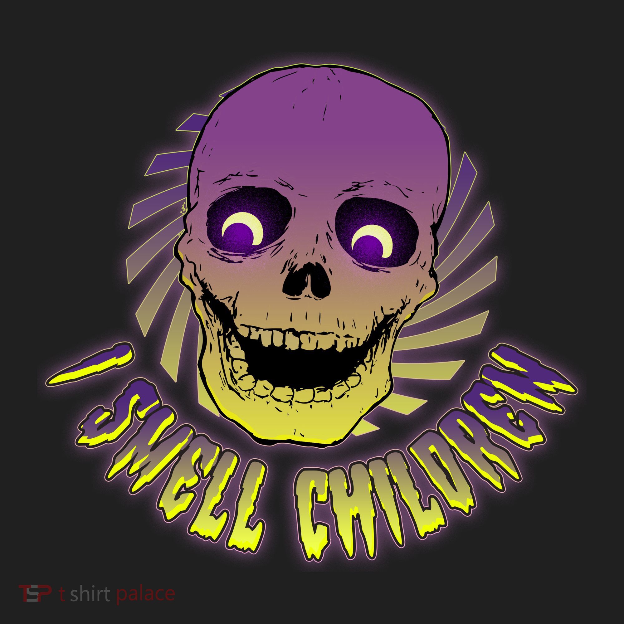 Funny Halloween Skull I Smell Children Golf Towel