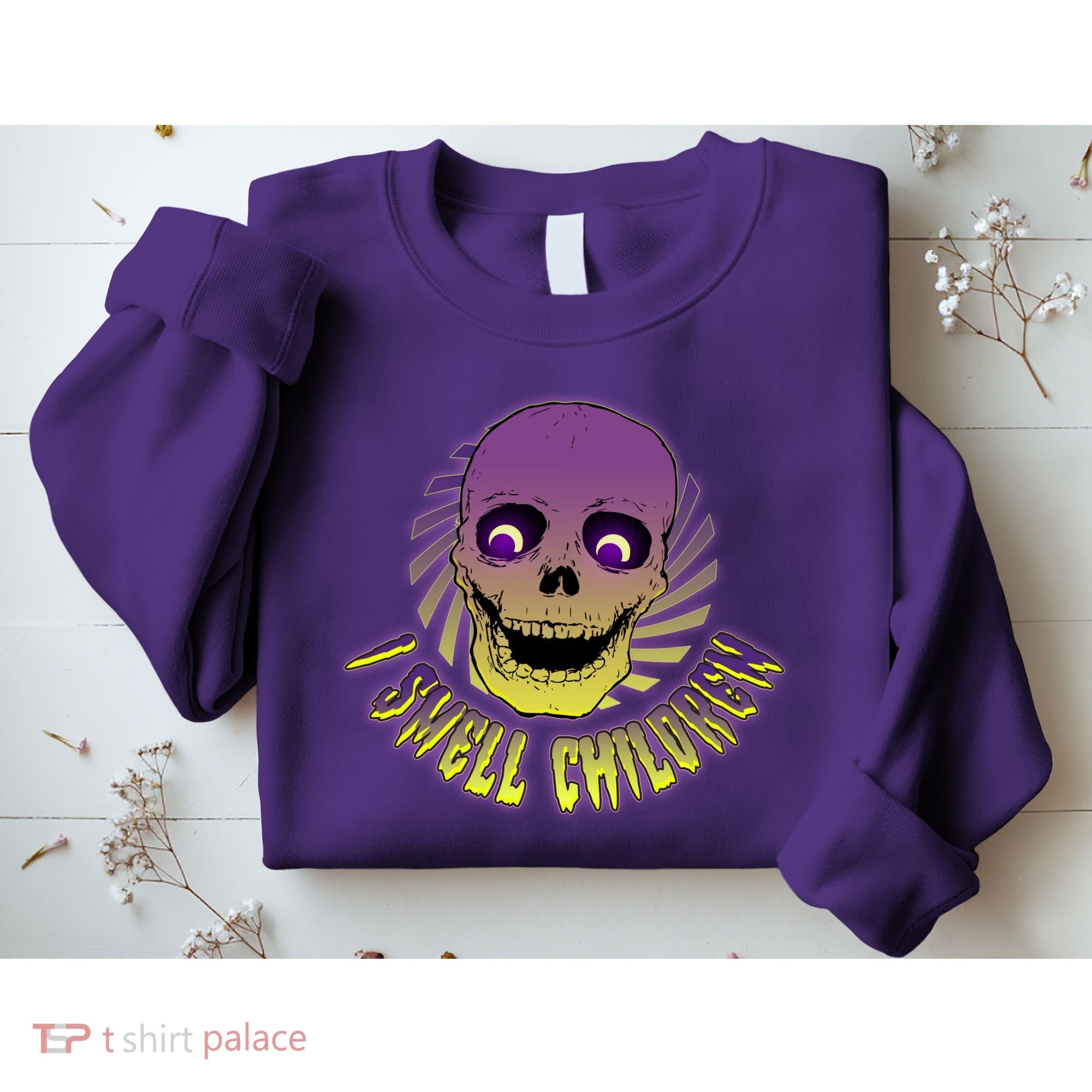 Funny Halloween Skull I Smell Children Sweatshirt
