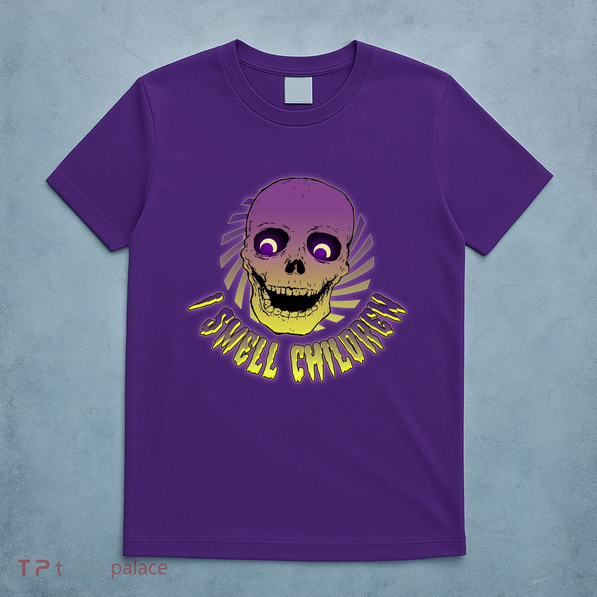 Funny Halloween Skull I Smell Children T-Shirt