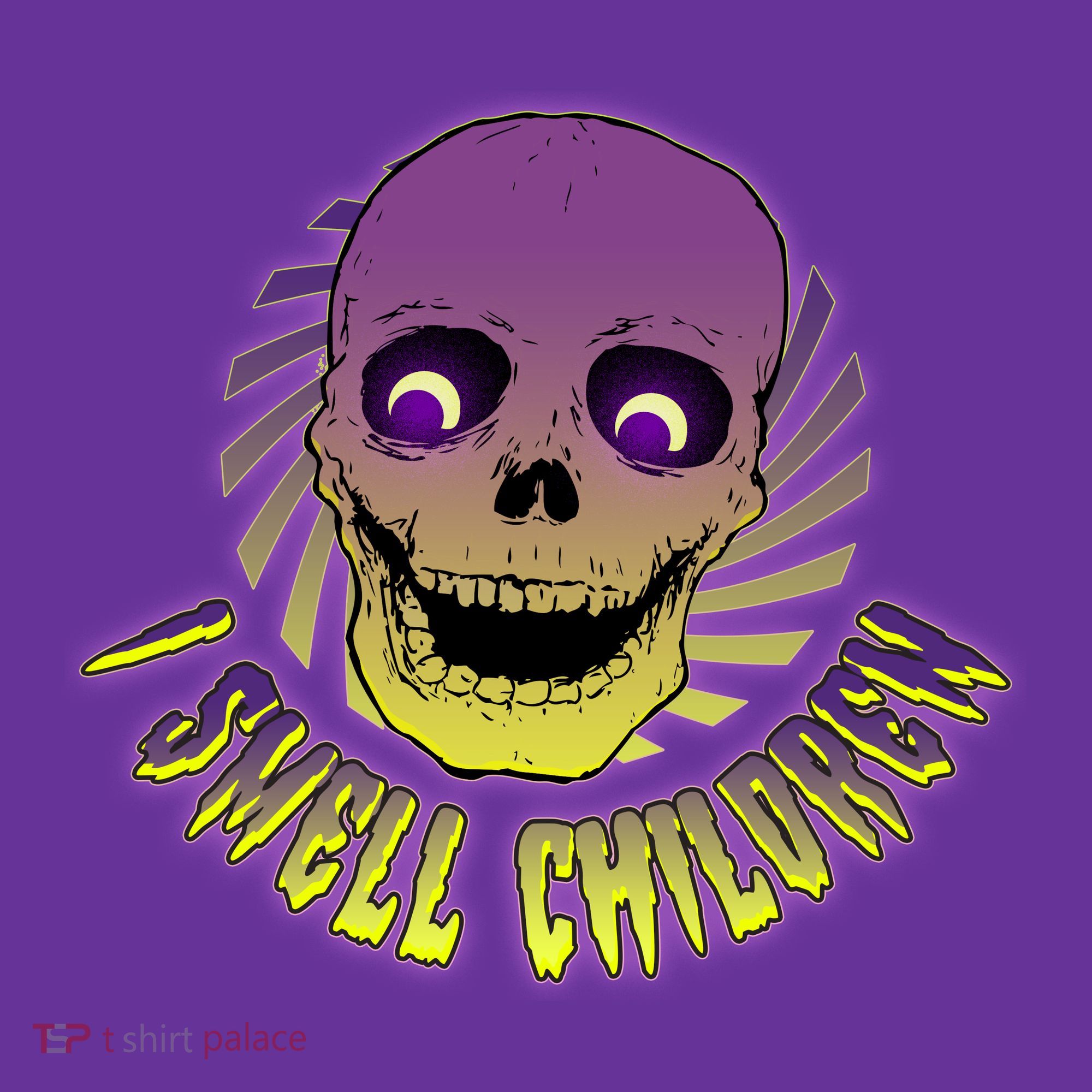 Funny Halloween Skull I Smell Children Button