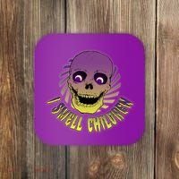 Funny Halloween Skull I Smell Children Coaster thumb 0