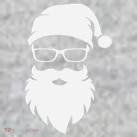 Funny Hipster Santa Last Minute Retro Christmas Matching The Baniff Cuffed Pom Beanie thumb 2