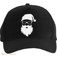 Funny Hipster Santa Last Minute Retro Christmas Matching Five-Panel Snapback Cap thumb 0