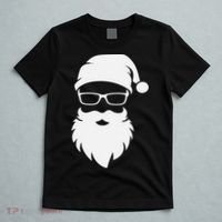 Funny Hipster Santa Last Minute Retro Christmas Matching T-Shirt thumb 5
