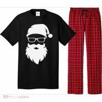 Funny Hipster Santa Last Minute Retro Christmas Matching Pajama Set thumb 0