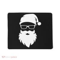 Funny Hipster Santa Last Minute Retro Christmas Matching Mousepad thumb 0
