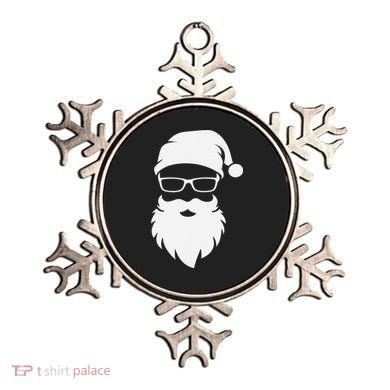 Funny Hipster Santa Last Minute Retro Christmas Matching Ornament