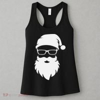 Funny Hipster Santa Last Minute Retro Christmas Matching Women's Tank Top thumb 3