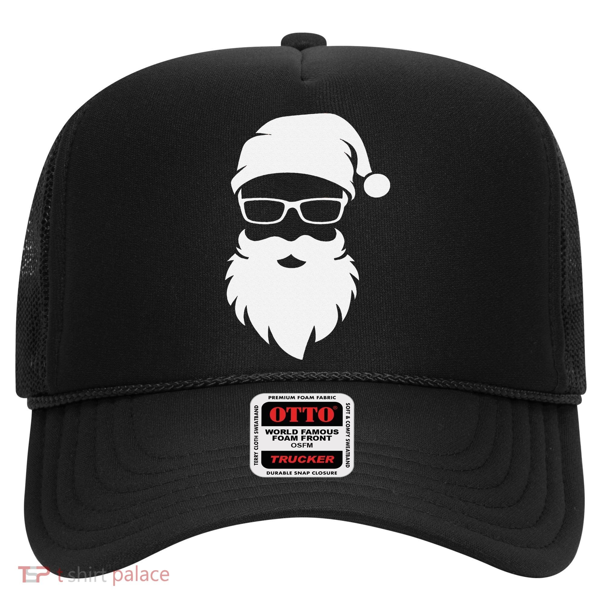 Funny Hipster Santa Last Minute Retro Christmas Matching Hat