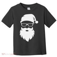 Funny Hipster Santa Last Minute Retro Christmas Matching Toddler T-Shirt thumb 0