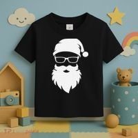 Funny Hipster Santa Last Minute Retro Christmas Matching Toddler T-Shirt thumb 3