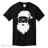 Funny Hipster Santa Last Minute Retro Christmas Matching Kids T-Shirt thumb 0