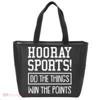 Funny Hooray Sports Do The Things Win The Points Tote Bag thumb 0