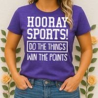 Funny Hooray Sports Do The Things Win The Points Women's T-Shirt thumb 2
