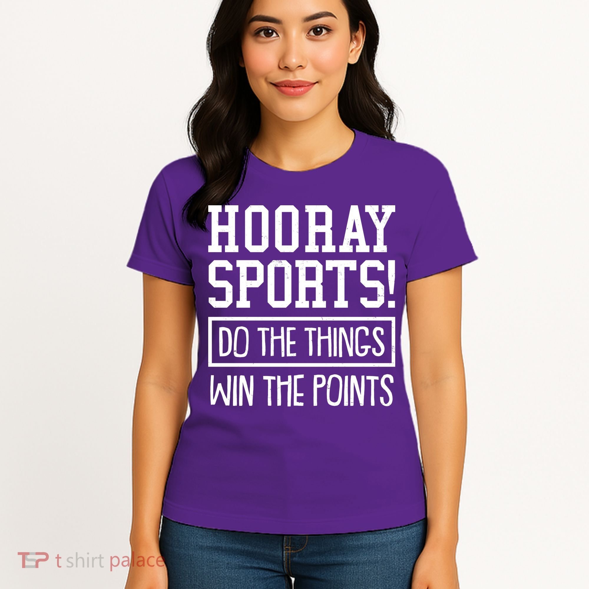 Funny Hooray Sports Do The Things Win The Points Women's T-Shirt