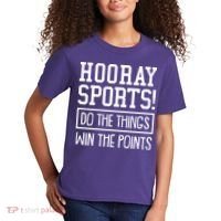 Funny Hooray Sports Do The Things Win The Points Kids T-Shirt thumb 2