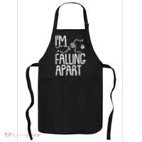 Funny Halloween Skeleton I'm Falling Apart Apron thumb 0
