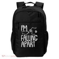 Funny Halloween Skeleton I'm Falling Apart Backpack thumb 0