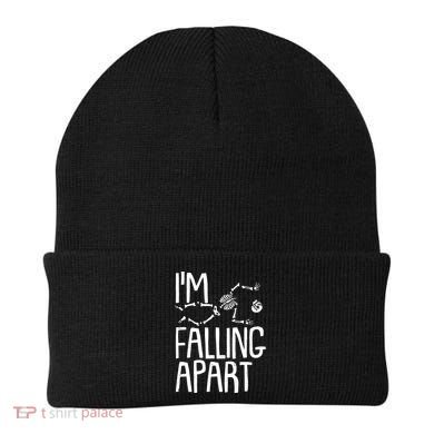 Funny Halloween Skeleton I'm Falling Apart Beanie