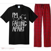 Funny Halloween Skeleton I'm Falling Apart Pajama Set thumb 0