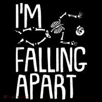 Funny Halloween Skeleton I'm Falling Apart Toddler T-Shirt thumb 4