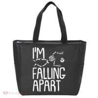 Funny Halloween Skeleton I'm Falling Apart Tote Bag thumb 0