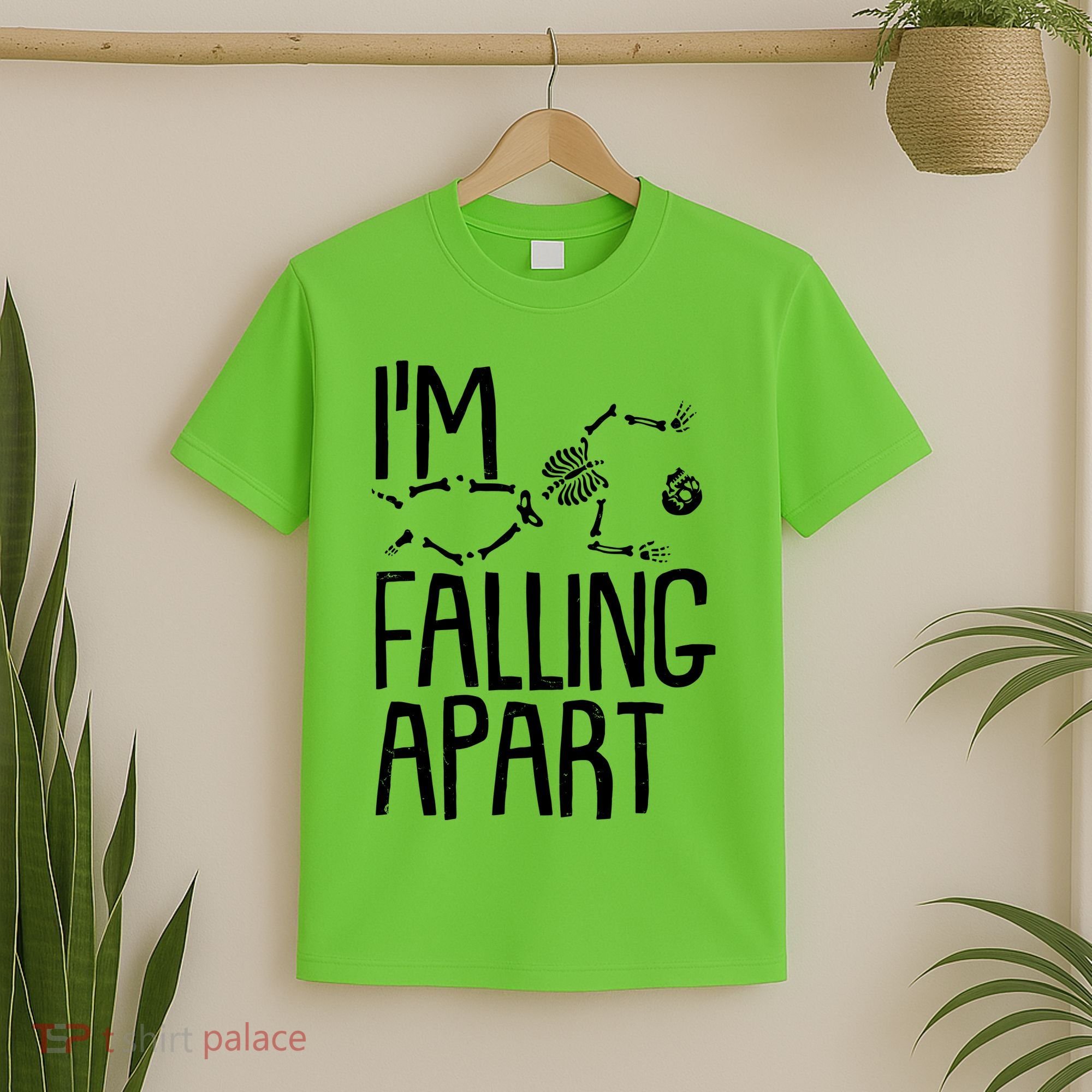 Funny Halloween Skeleton I'm Falling Apart T-Shirt