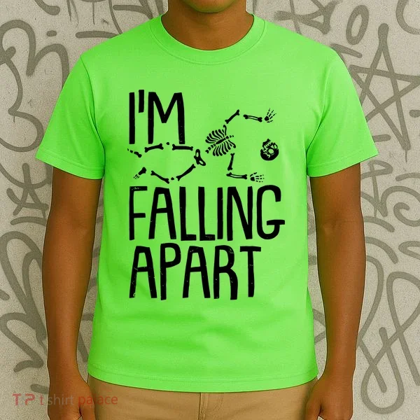 Funny Halloween Skeleton I'm Falling Apart T-Shirt