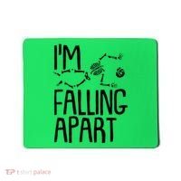 Funny Halloween Skeleton I'm Falling Apart Mousepad thumb 0