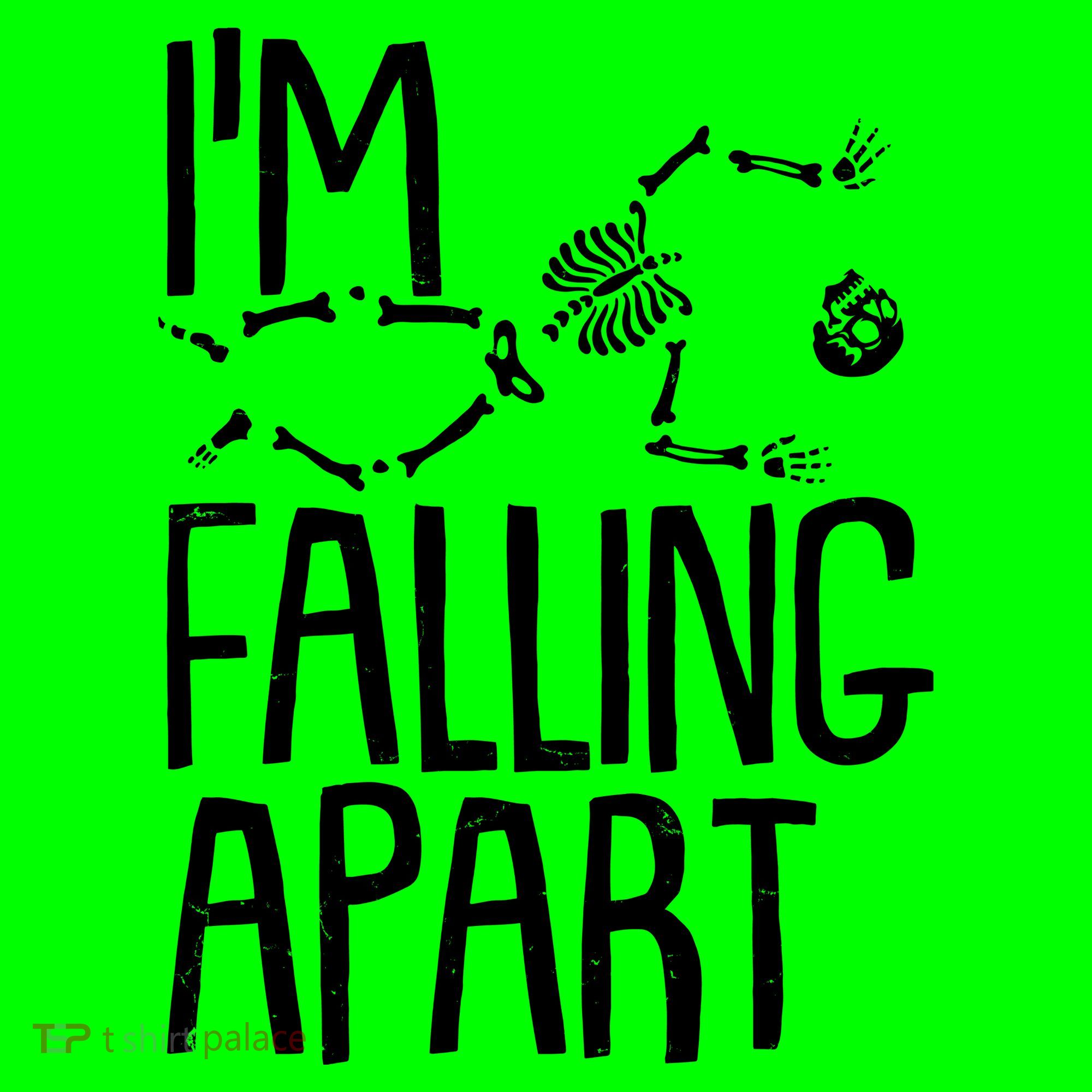 Funny Halloween Skeleton I'm Falling Apart Mousepad
