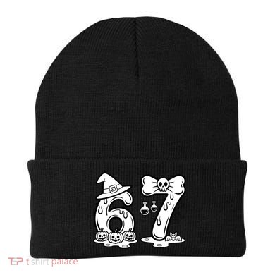 Funny Halloween Six Seven 67 Meme 6-7 Beanie