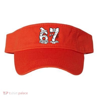 Funny Halloween Six Seven 67 Meme 6-7 Visor