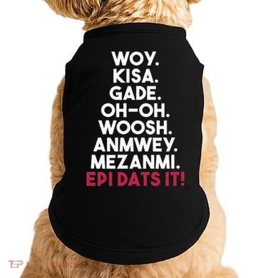 Funny Haitian Sayings Haiti Pride Doggie Tank