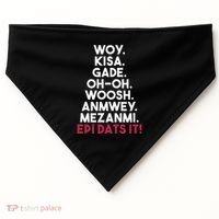 Funny Haitian Sayings Haiti Pride USA-Made Doggie Bandana thumb 0