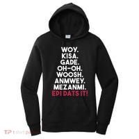Funny Haitian Sayings Haiti Pride Women's Hoodie thumb 0