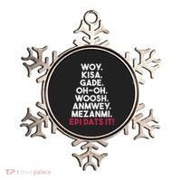 Funny Haitian Sayings Haiti Pride Ornament thumb 0