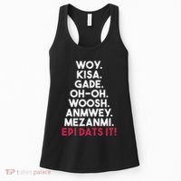 Funny Haitian Sayings Haiti Pride Women's Tank Top thumb 0