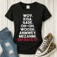Funny Haitian Sayings Haiti Pride Women's T-Shirt thumb 3