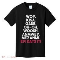 Funny Haitian Sayings Haiti Pride Kids T-Shirt thumb 0