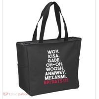 Funny Haitian Sayings Haiti Pride Tote Bag thumb 2