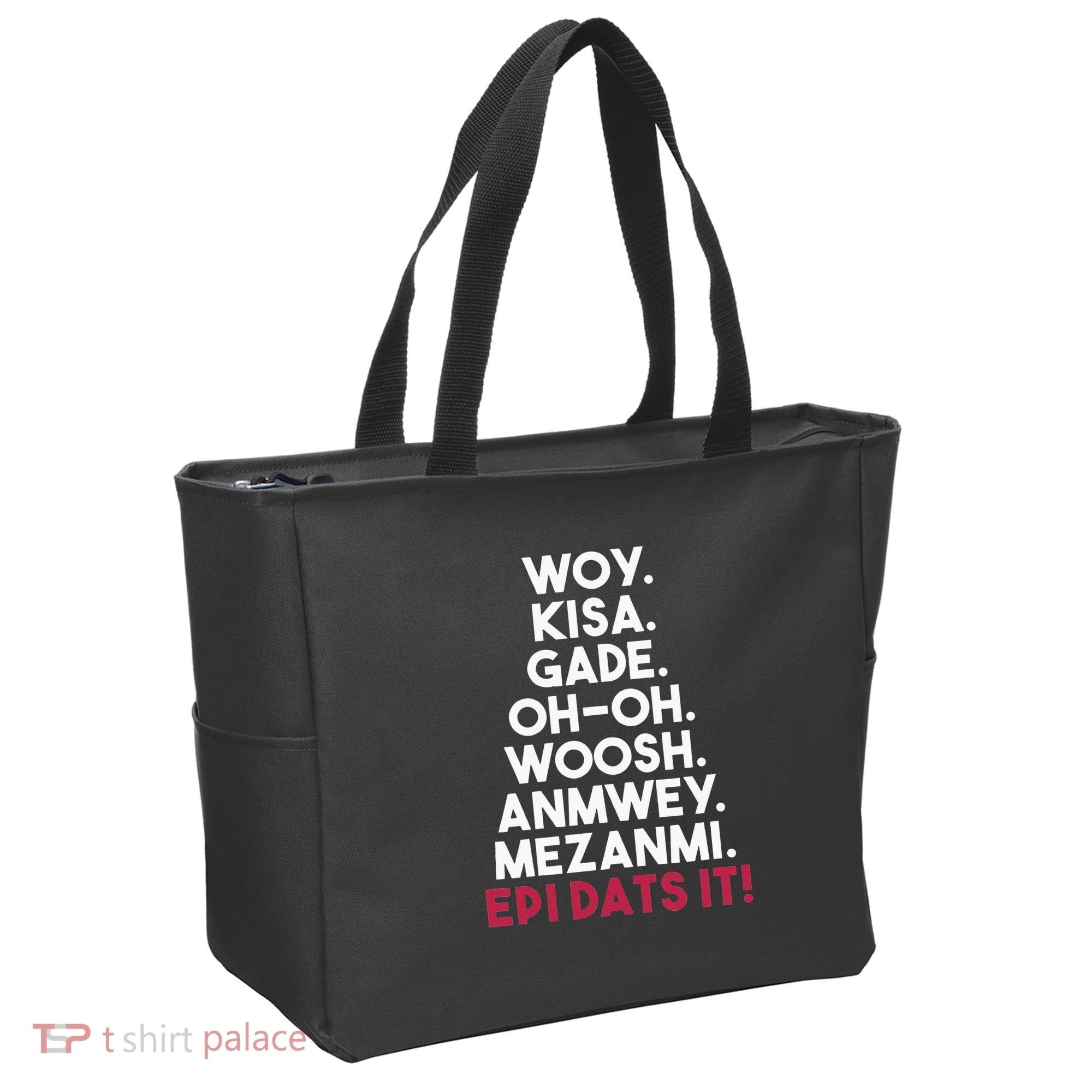 Funny Haitian Sayings Haiti Pride Tote Bag