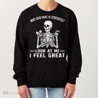 Funny Hvac Tech Ac Repairman Technician Women's Sweatshirt thumb 0