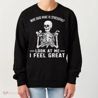 Funny Hvac Tech Ac Repairman Technician Women's Sweatshirt thumb 0