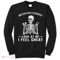 Funny Hvac Tech Ac Repairman Technician Sweatshirt thumb 0