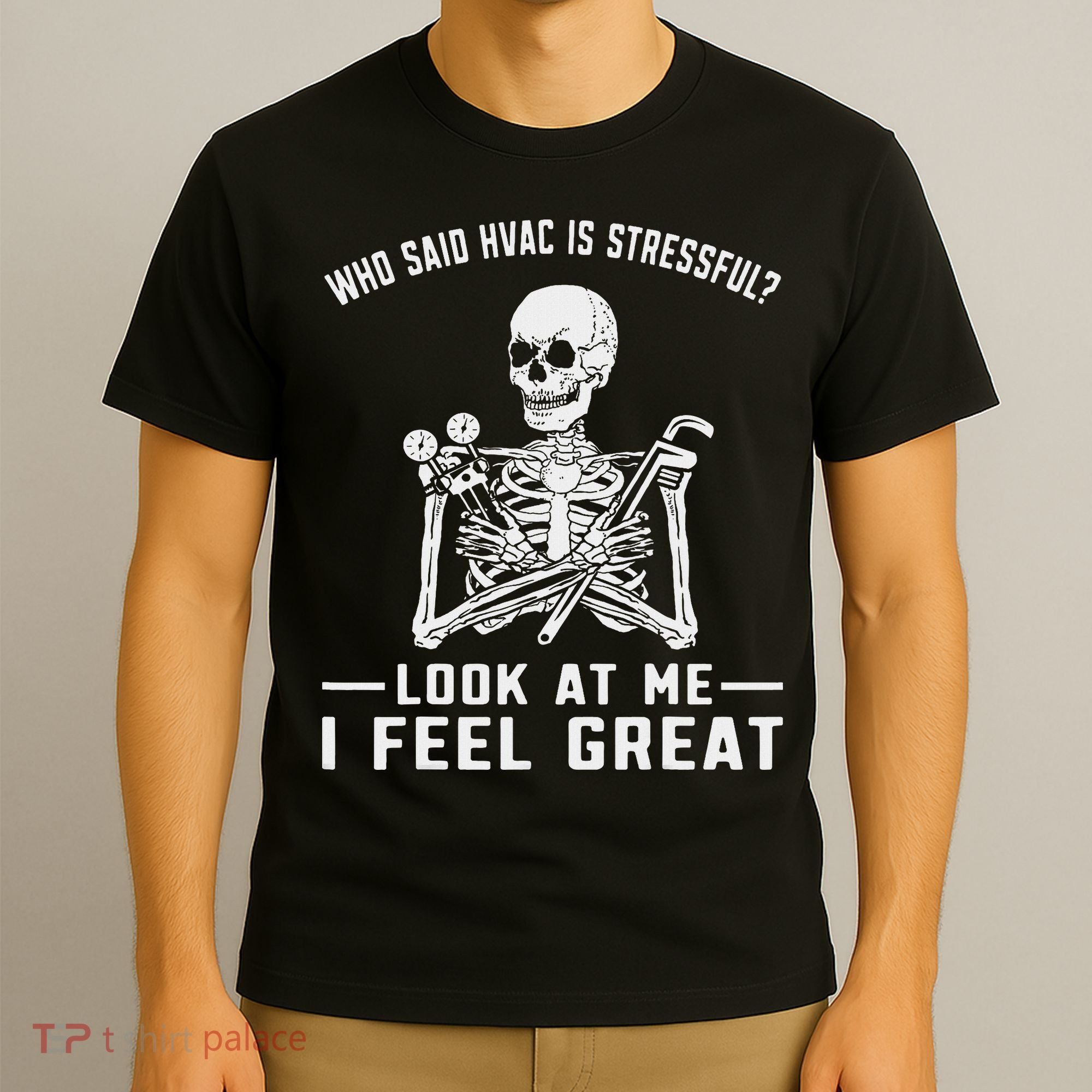 Funny Hvac Tech Ac Repairman Technician T-Shirt