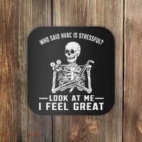 Funny Hvac Tech Ac Repairman Technician Coaster thumb 0