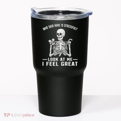 Funny Hvac Tech Ac Repairman Technician Tumbler